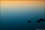 North Bass Lake Sunset Reflection 7127